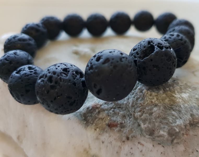 12-14 mm Akmens naturāls vulkāniska melna